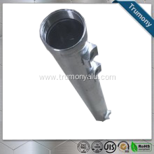 Anodize 6063 aluminum grooved tube pipe